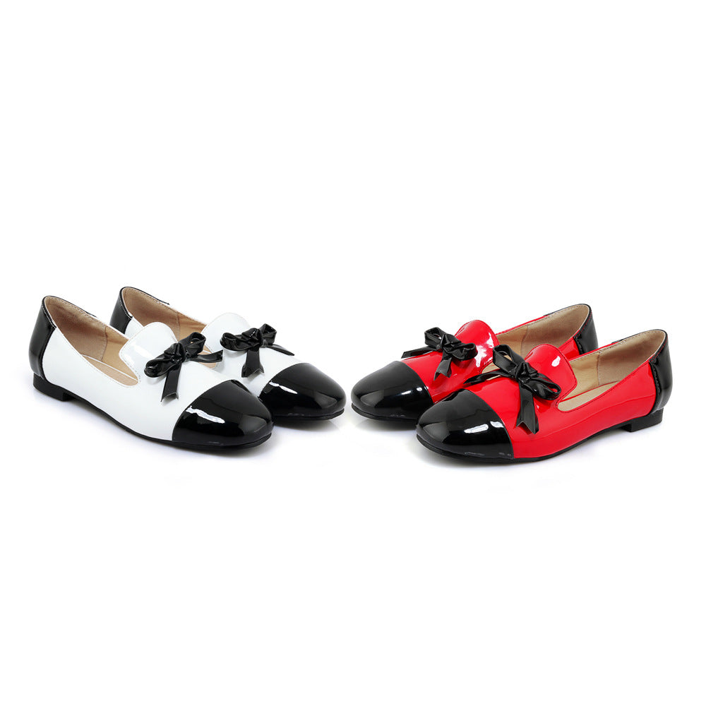 Women's Leisure Bow Flat Shoes – Shoeu