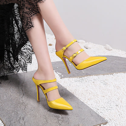 Women's Ultra-high Heel Pointed Stiletto Sandals