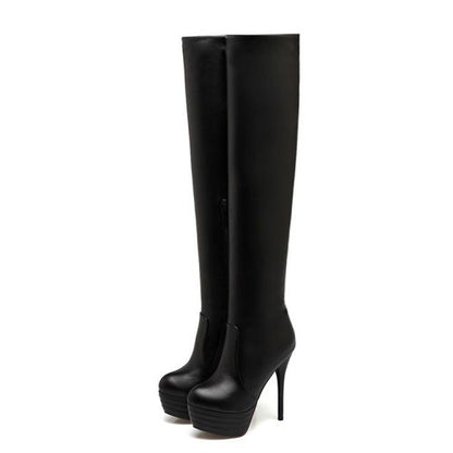 Women Stiletto High Heels Over the Knee Boots