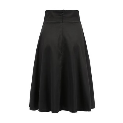 All-matched Dip Hem Umbrella Women Skirts