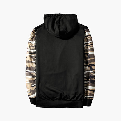 Men's Zipper Camouflage Hoodie Jacket Sweaters