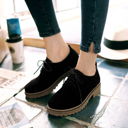 Girls's Lace Up Casual Low Heeled Shoes