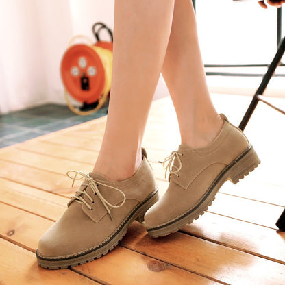 Girls's Lace Up Casual Low Heeled Shoes