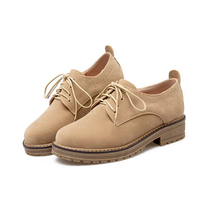 Girls's Lace Up Casual Low Heeled Shoes