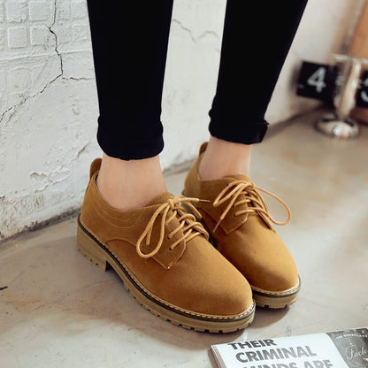 Girls's Lace Up Casual Low Heeled Shoes