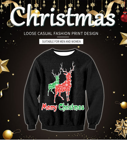 Christmas Crew Neck Couple Sweater