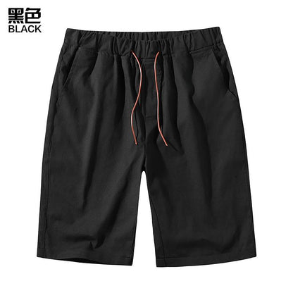 Men's Linen Casual Drawstring Beach Shorts