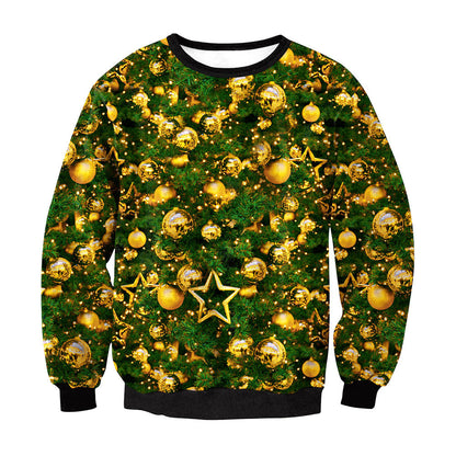 Christmas Ball Loose Couple Sweater