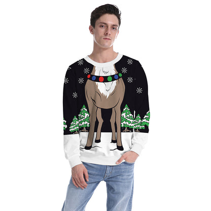 Christmas Round Neck Pullover Couple Sweater