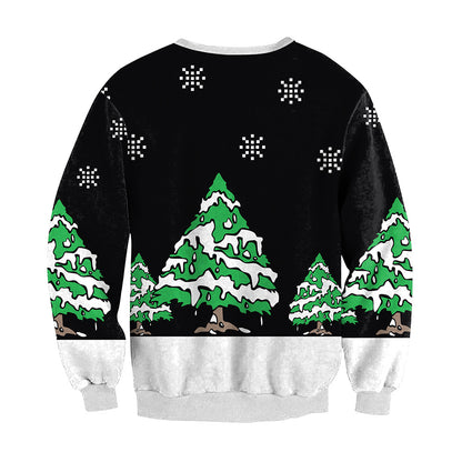 Christmas Round Neck Pullover Couple Sweater