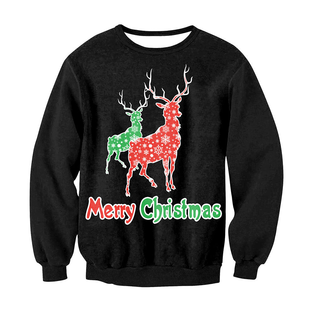 Christmas Crew Neck Couple Sweater