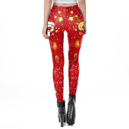 Santa Tights Yoga Pants Leggings