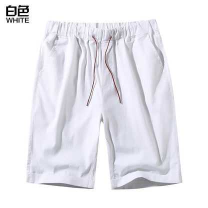 Men's Linen Casual Drawstring Beach Shorts