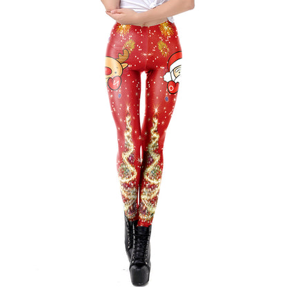 Santa Tights Yoga Pants Leggings