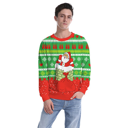 Santa Crew Neck Sweatshirt