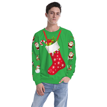 Christmas Crew Neck Couple Sweater