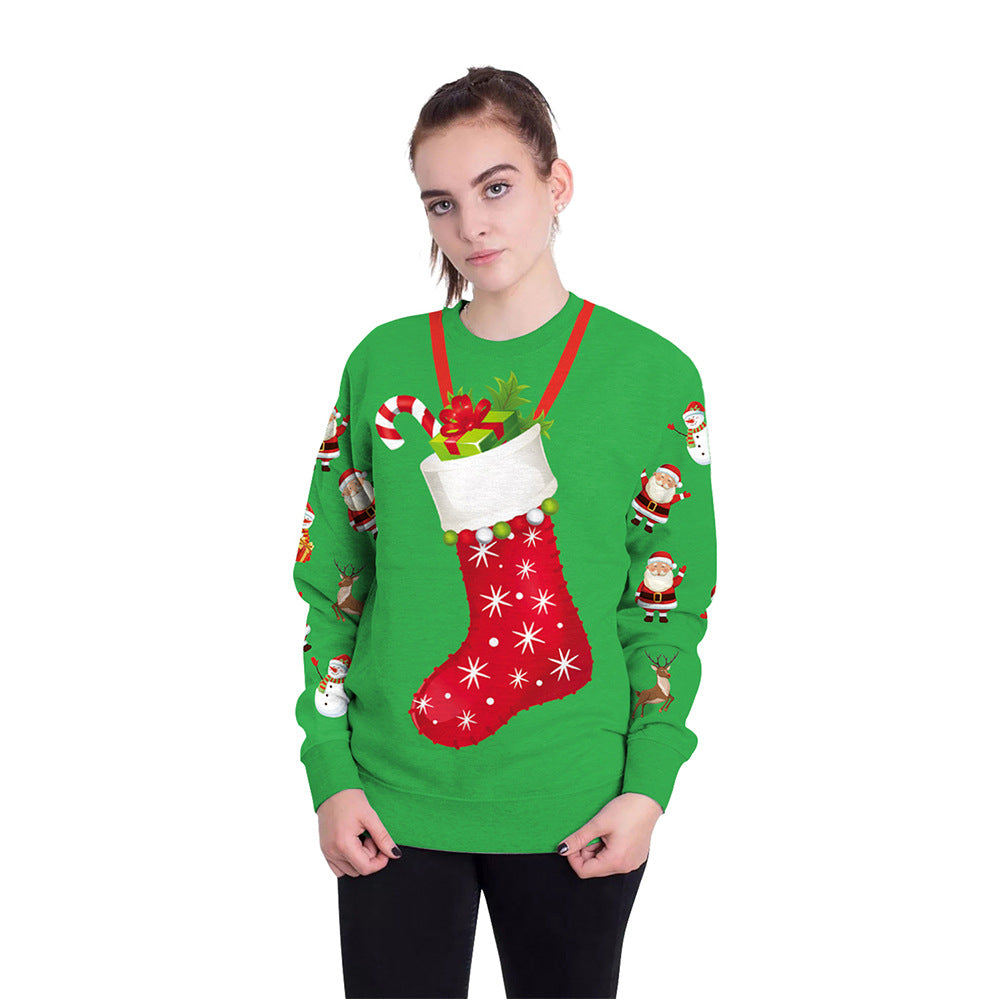 Christmas Crew Neck Couple Sweater