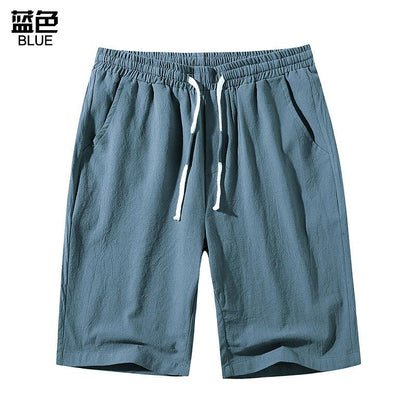 Men's Casual Elasticity Drawstring  Slim Fit Beach Shorts