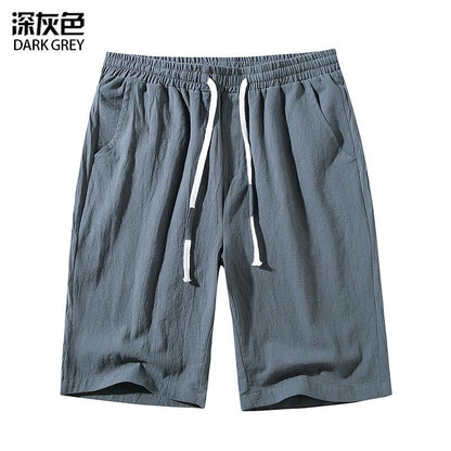 Men's Casual Elasticity Drawstring  Slim Fit Beach Shorts