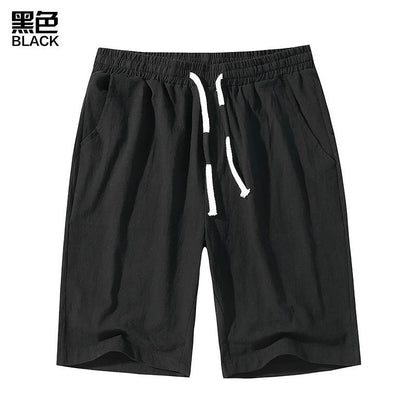 Men's Casual Elasticity Drawstring  Slim Fit Beach Shorts