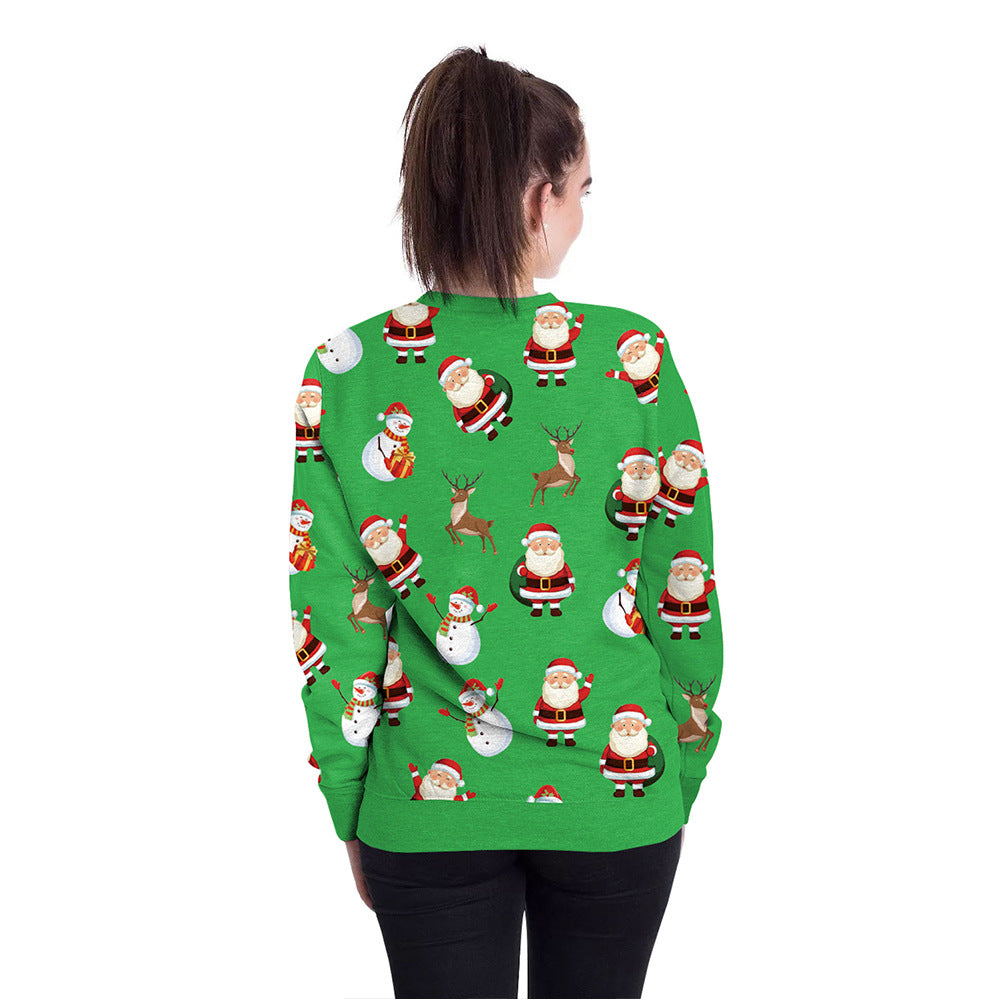 Christmas Crew Neck Couple Sweater