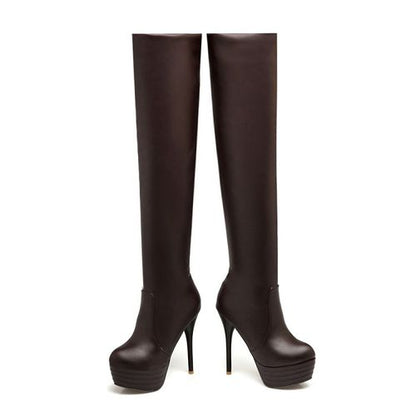 Women Stiletto High Heels Over the Knee Boots