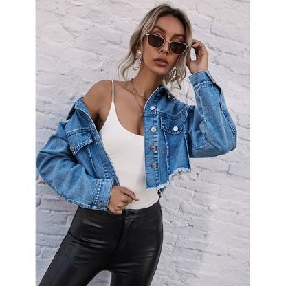 Womens Denim Jacket Short Coats