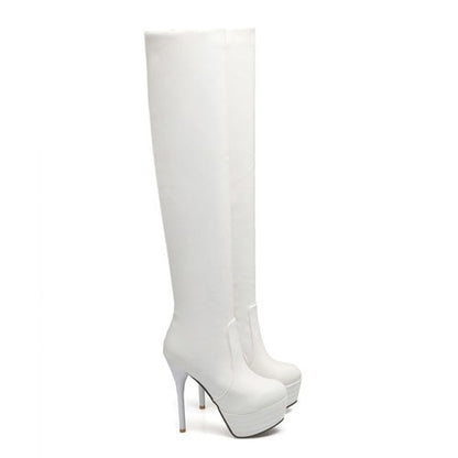 Women Stiletto High Heels Over the Knee Boots